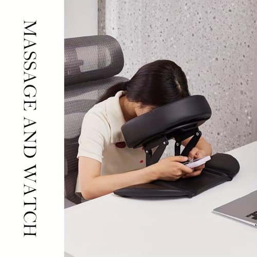 Massage Headrest for Table Bed Mattress Face Cradle with Pad, Face Down Therapy After Eye Surgery Adjustable Massage Headrest Cradle with Face Cushion, Head Support Massage Equipment
