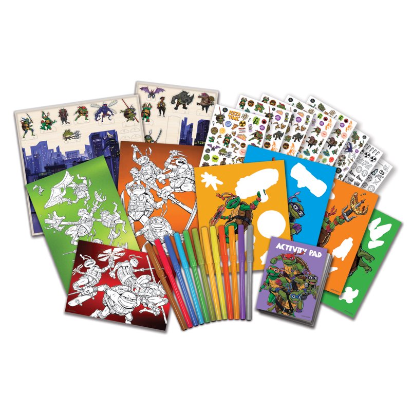 Teenage Mutant Ninja Turtles Craft Kit with Scene Building & Metal Posters