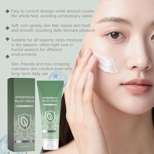 Intertrigo Cream ? Skin Fold Care & Chafing Support Cream ? Helps Soothe Irritated Skin, Fast-Drying Non-Greasy Formula for Friction-Prone Areas