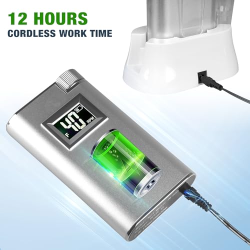 Nail Drill Professional, HoMove 2-in-1 40,000 RPM Cordless Nail Drill Rechargeable, Powerful Efile Nail Drills for Gel Dip Acrylic Nails/ Nail Art Salon/ Home Use