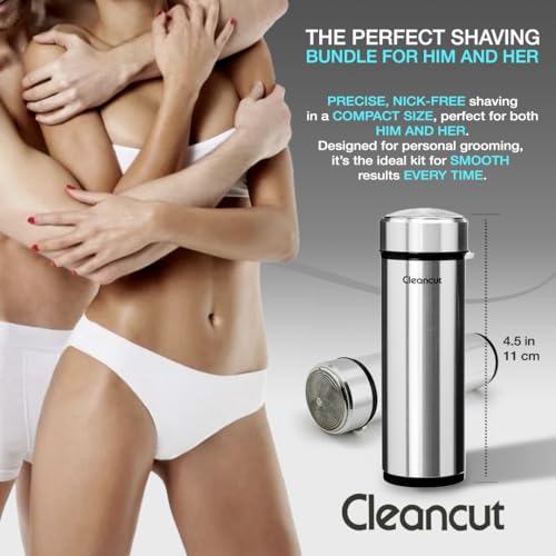 Replacement Kit for Cleancut ES412 Personal Shaver - Blade and Foil Head Replacement for Precision Shaving - Includes New Blade, Foil & Cap - Made in Japan, Easy to Install