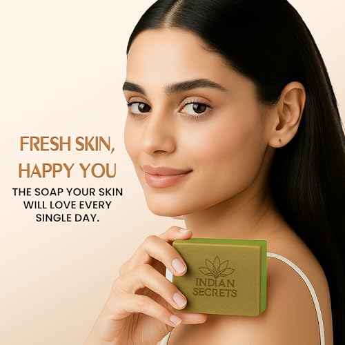 Scrub Soap with Salicylic Acid & Neem ? Exfoliating Body & Face Soap ? Enriched with Niacinamide, Tea Tree Extract, Neem, Salicylic Acid Pack of 3 (110g/3.88Oz each)
