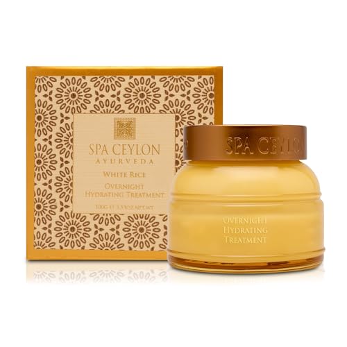 SPA CEYLON White Rice Overnight Hydrating Treatment | Face Lotion | Best for normal to dry & sensitive skin types