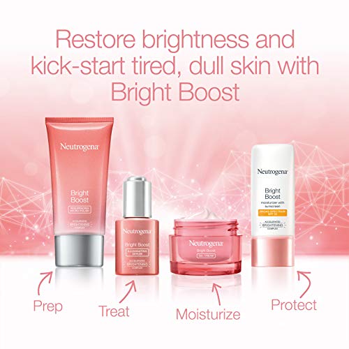 Neutrogena Neutrogena Bright Boost Brightening Gel Moisturizer Face Cream with Neoglucosamine, 1.7 Fl Oz