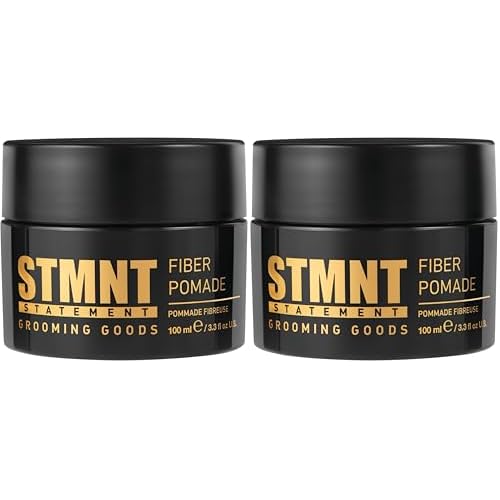 STMNT Grooming Goods Fiber Pomade | Semi-Matte Finish | Strong Control | Easy To Wash Out