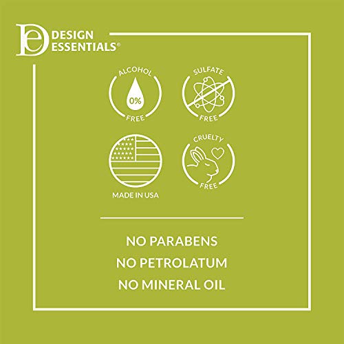 Design Essentials Natural Almond & Avocado Moisturizing & Detangling Sulfate-Free Shampoo, 32 Ounce