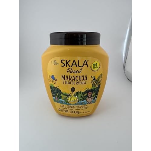 SKALA - Brasil - Creme de Tratamento 2 em 1 Maracuja e Oleo De Pataua 1 Kg - (Passion Fruit & Pataua Oil 2 in 1 Treatment Cream Net 35.27 Oz)