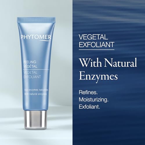 PHYTOMER Vegetal Exfoliant with Natural Enzyme Gentle Face Exfoliator | Cleanses, Eliminates Impurities, Refines Skin's Texture | Safe, Natural Ingredients | Sustainable & Eco-Friendly | 50ml