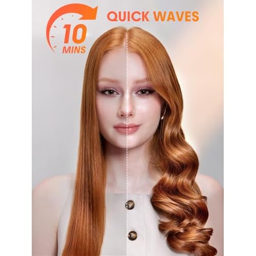 SHEGLAM Curling Iron Automatic Gift for Woman (Gold, 1 inch)