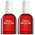 Sally Hansen Top Coat Clear, 0.45 Fl Ounce | Anti-Chip | Insta-Dri | Pack of 2