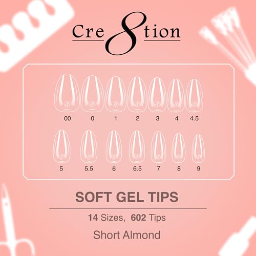 Cre8tion Extension Gel Top Coat, Quick-Dry, High-Gloss Finish for Gel Nail Enhancements, 0.5 Fl Oz