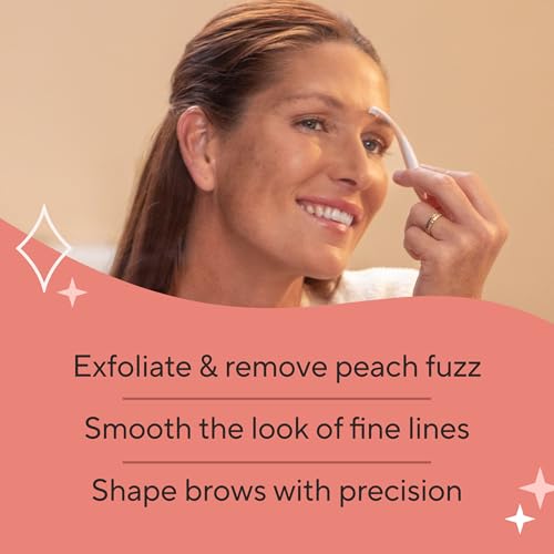 Finishing Touch Flawless DermaPlane Travel Pack Facial Exfoliator & Hair Remover (Pack of 2)