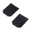 2 Pack Safety Razor Cover Head Blades Protective Case PU Leather Sleeve Storage Sheath Travel Carrying Protector for King C. Gillette Merkur VIKINGS Double Edge Safety Razors with Long Handle