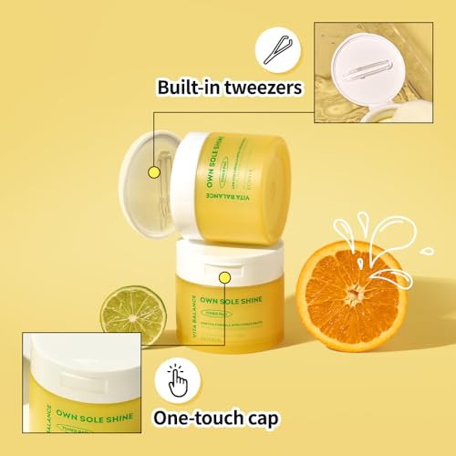 EUNYUL Vita Balance Own Sole Shine Toner Pad 70 Pads 6.43 fl. oz. Vitamin C Toner Pads