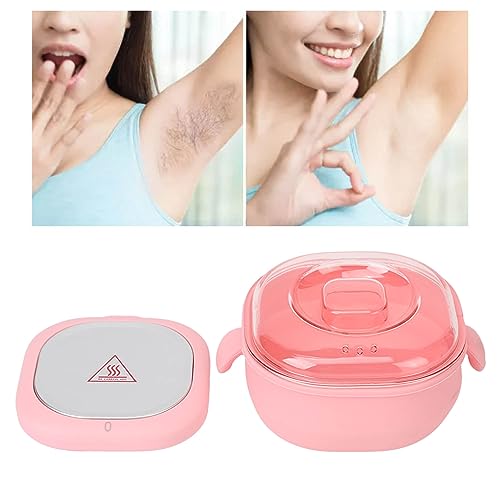 Wax Heater, US Plug 110-120V 100W Electric Hot Wax Warmer Machine, 400ml Silicone Silicone Pot Liner Melting Waxer for Hair Removal