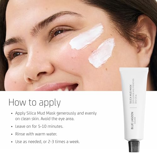 Blue Lagoon Skin Science - Deep Cleansing Silica Face Mask For Enhanced Glow - Hydrating Face Mask - Moisturizing Face Mask - Hydrating Mask Skin Care - Bioactive Icelandic Skincare (1 oz | 30 ml)
