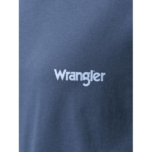 Wrangler Women's Short Sleeve Graphic Tee and Printed Pants Pajama Sleep Set
