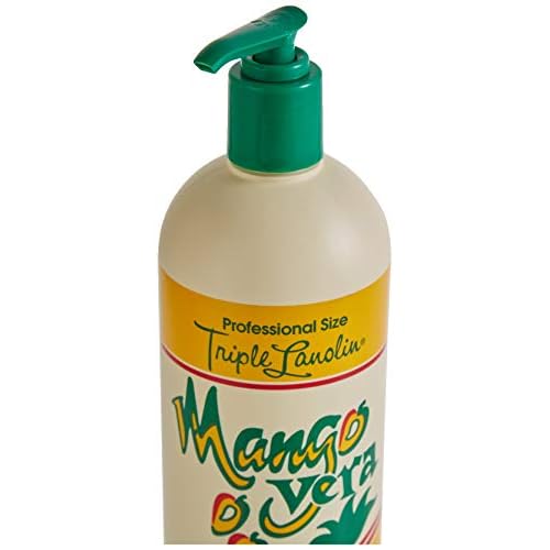 Triple Lanolin Mango Vera Soothing Lotion (20 Oz) ? Tropical Mango Scented Aloe & Lanolin Moisturizer for All Skin Types ? Deeply Hydrating Hand and Body Lotion ? Non-Greasy & Fast-Absorbing