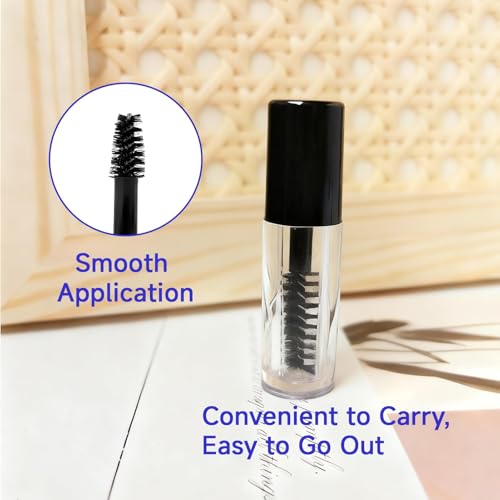30Pcs Empty Mascara Tubes with Wand, Mini 3ml Empty Mascara Bottles with Brush Inserts, Small Sample Size Eyelash Growth packing Tube Container for Home and Travel