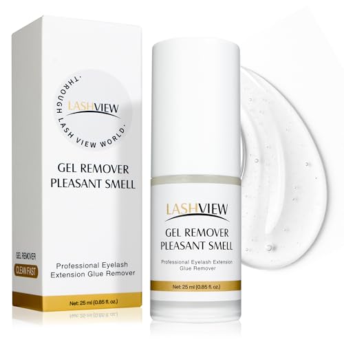 LASHVIEW Sensitive Lash Remover for Lash Extensions - Clear Eyelash Extension Remover Gel 25ml