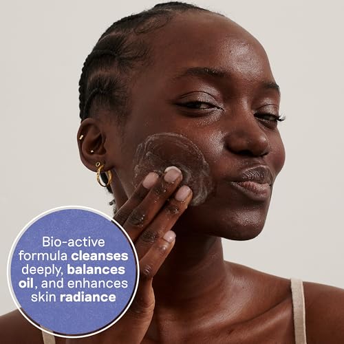 Balance Me Pure Skin Face Wash, Gentle Foaming Facial Cleanser with Moringa & Rice Bran (1 x 4.23 fl oz), Non Toxic Water-Based Facewash for Oily, Blemish-Prone & Sensitive Skin