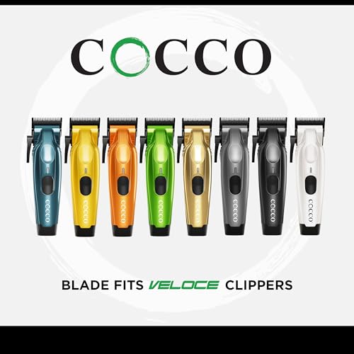 COCCO Digital Gap Graphene F1 Taper Fade Clipper Replacement Blade, Screw-Mounted, for COCCO Veloce & Hyper Veloce Clippers and Standard Blade Dimensions (45.5 mm Width, 18.0 mm Screw Distance)