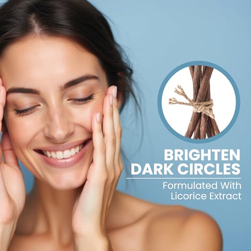 Eye Gel for Dark Circles, Bags & Puffiness ? Anti-Aging Serum with Peptides, Hyaluronic Acid & Botanicals ? Firming Under Eye Treatment for Wrinkles, Fine Lines & Tired Skin ? 2 oz
