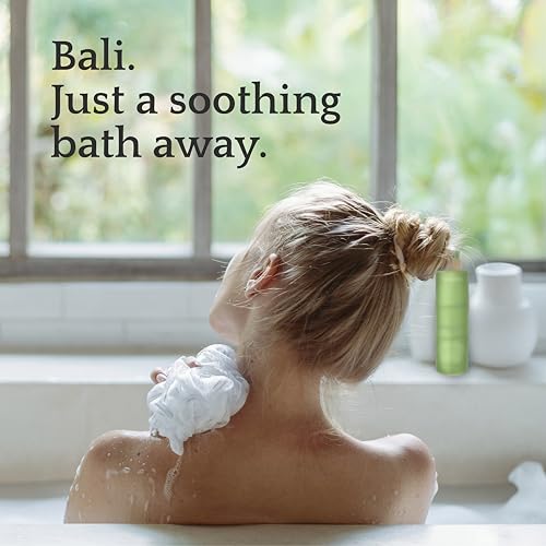 SeaFoam Jasmine Moisturizing Body Wash 12oz, Hydrating Cleanser with Carrot Root Extract and Bali Sea Water For Everyday Self-Care, Salt, Kusamba by QUR