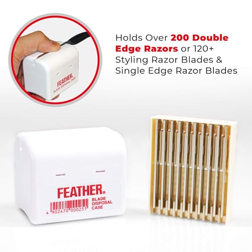 Feather Styling Razor Disposal Case