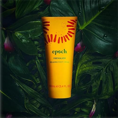 Nu Skin Epoch Fire walker Foot Cream | Infused with Hawaiian Ti Leaf & Babassu Oil | Soothes Tired Feet | Relaxing & Moisturizing Making it Travel Essentials | Foot Care | 100 ml | 2 Pack