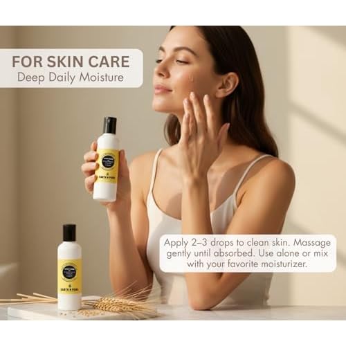 EARTH N PURE Wheat Germ Oil (Gehu Oil) Cold Pressed, Natural and Therapeutic Grade- 50 ml