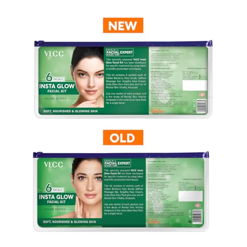 VLCC Salon Series Instaglow Facial Kit (6 Facials)(240gm+12ml)