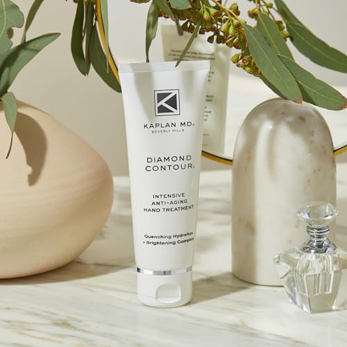 KAPLAN MD Diamond Contour Intensive Anti-Aging Hand Treatment, Quenching Hydration + Brightening Complex, 3.4 fl oz / 100ml