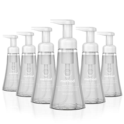 Method Foaming Hand Soap, Sweet Water, Biodegradable Formula, 10 Fl Oz (Pack of 6) & Foaming Hand Soap, Waterfall, Biodegradable Formula, 10 fl oz (Pack of 6)