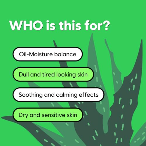 Alkalescent Aloe Cleansing Foam, Deep Cleansing Foam, Blackhead Remover,Mildly Alkaline, Potassium Cocoate, All Skin Types, Korean Skin Care 6.7 fl.oz / 200ml