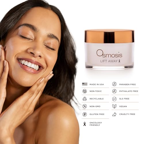 OSMOSIS LIFT AWAY Cleansing Balm Facial Cleanser Without Drying, Face Wash with Avocado Oil and Elderberry for Aging, Dry, Sensitive Skin, 2.5 Oz