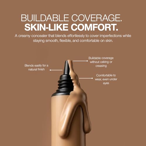 Palladio Full Coverage Concealer - Creamy Face & Under Eye Formula, Disguises Dark Circles, Blemishes, Fine Lines, Evens Skin Tone (Frappe)