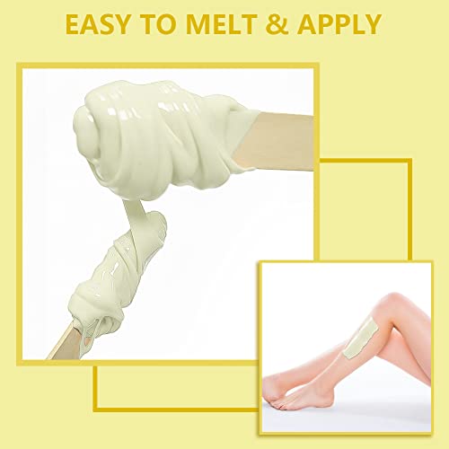 Bestidy Hard Wax Beads for Hair Removal, Sunflower Scent, Wax Beads 450g