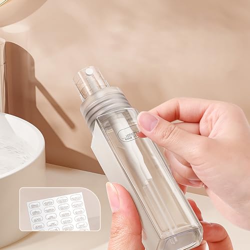 5-in-1 Camping Portable Dispenser Bottle Set, Travel Spray Bottle
