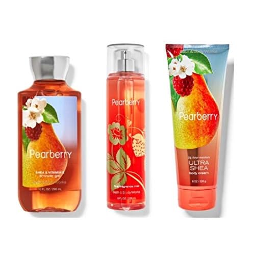 Bath and Body Works - Pearberry - 3 pc Bundle ? Retired Fragrance
