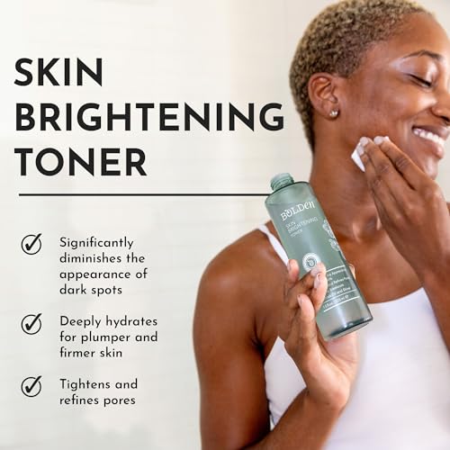 Bolden Skin Brightening Toner & Dark Spot Corrector Bundle ? Reduces Breakouts, Dark Spots, Oil & Shine ? with AHA Glycolic Acid, Niacinamide, Tranexamic Acid & Alpha Arbutin
