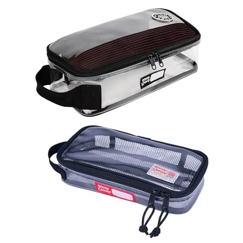 Rough Enough Clear Toiletry Bag Travel Toiletries bags Bundle