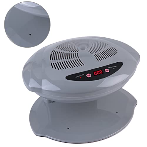 Professional Nail Polish Dryer, 400W, Dual Temperature Air Dryer for Hands and Feet, Grey, 110V