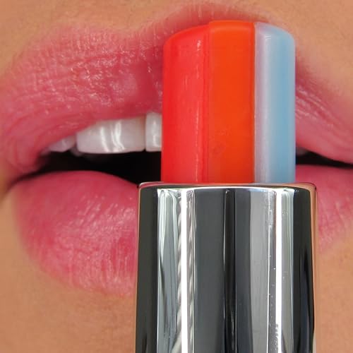 Winky Lux Rainbow Tri-Color Tinted Lip Balm ? Hydrating Lip Care with Jojoba Oil & Vitamin E, Sheer Pink Tint, Moisturizes and Softens Dry Lips