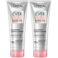 L'Oreal Paris Glossing Sulfate Free Conditioner with Glycolic Acid,Hair Care for Lasting Shine and Smoothness for Dull,Dry Hair,EverPure,6.8 Fl Oz,(Pack of 2)