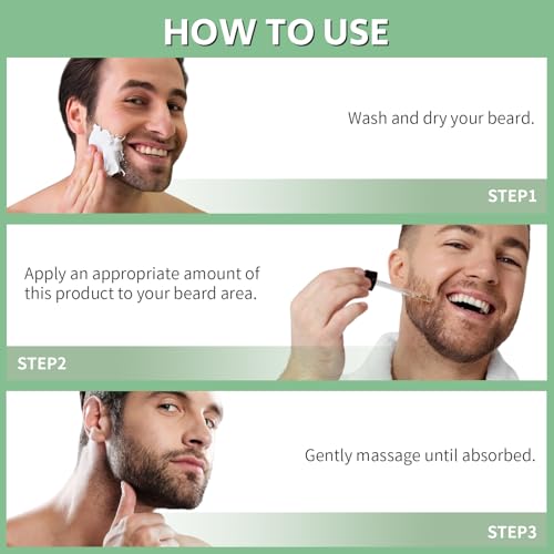RAW Beard Oil for Men Growth & Care - Apricot & Grape Seed Oil Blend with Honey, Amino Acid, Vitamin E - Soothes Itchy Skin, Reduces Flakiness, Improves Manageability - 1 fl oz