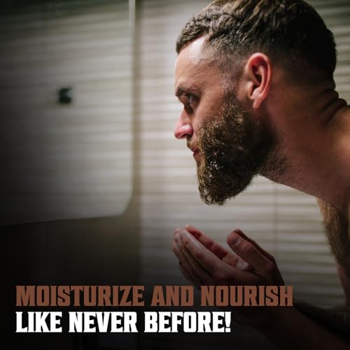 Viking Revolution Beard Conditioner w/Argan & Jojoba Oils - Softens & Strengthens - Sandalwood Scent - Beard Conditioner w/Beard Oil (17oz Conditioner) (Pack of 2)