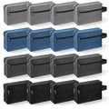 16 Pcs Travel Toiletry Bag for Men, Large Water Resistant Shaving Bag Hanging Cosmetic Bag with Handle and Divider Storage Makeup Pouch Organizer for Groomsmen Gifts Toiletries Accessories