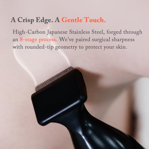 URBANER Mustache Trimmer with Extra Nose&Ear Trimmer Head? 0.8" Wide Blade, IPX8 Waterproof & Adjustable, 0.08¡±-0.55¡± Precision Settings, Japanese Motor, Beard Trimmer for Men