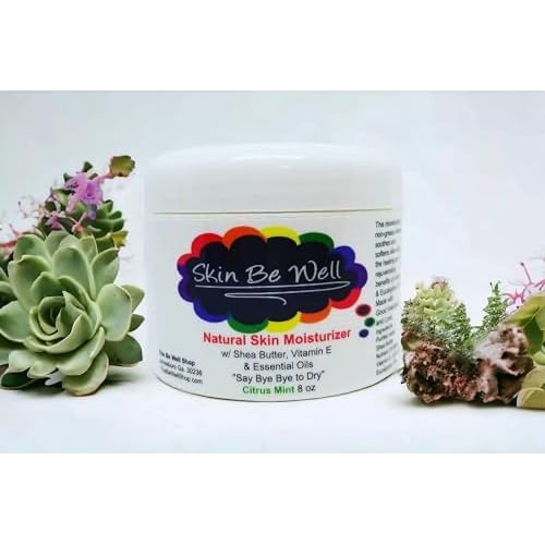 Skin Be Well Natural Moisturizing Cream, Citrus Mint (8 oz)